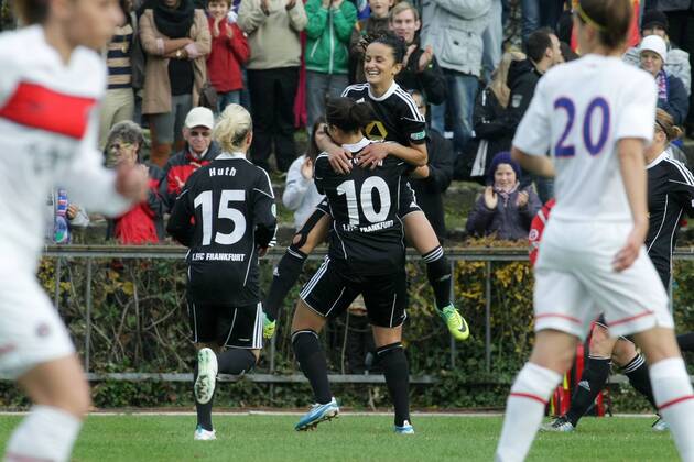 Frauenfußball, Champions League, 1. FFC Frankfurt - Paris Saint-Germain 3:0