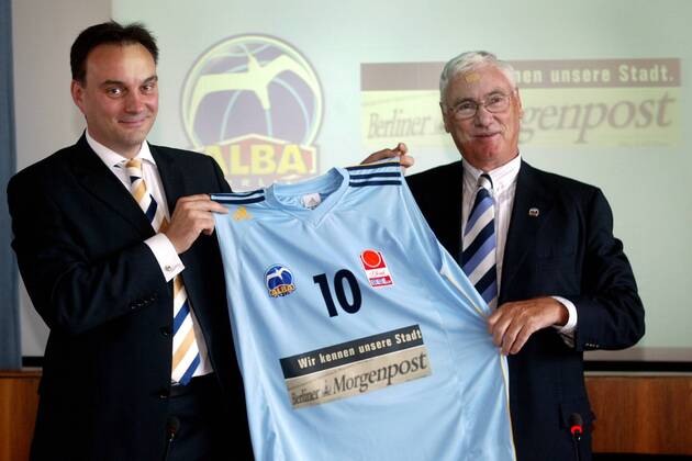 Basketball, BBL, ALBA Berlin presents its new jersey sponsor Berliner Morgenpost