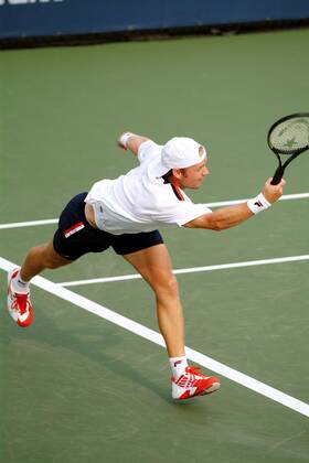 Tennis, US Open, Rainer Schüttler defeats Kiefer