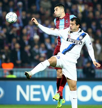 Fußball, Champions League, Trabzonspor - Inter Mailand 1:1