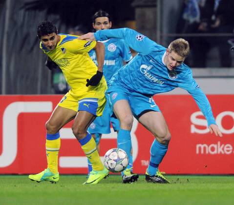 Fußball, Champions League, Zenit St. Petersburg - APOEL Nikosia 0:0