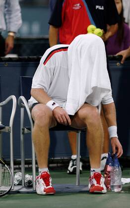 Tennis, US Open, Rainer Schüttler loses his round of 16 match