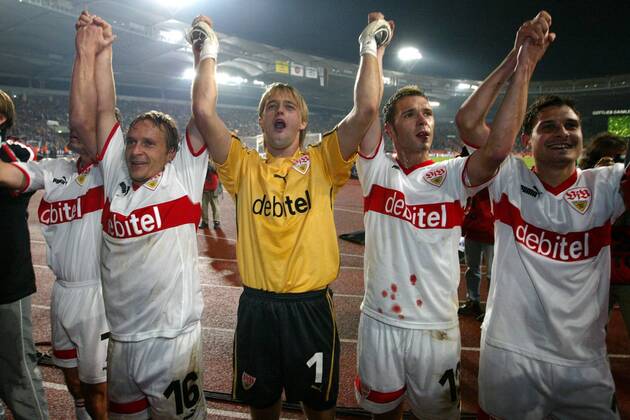 Fußball, Champions League, VfB Stuttgart - Manchester United 2:1