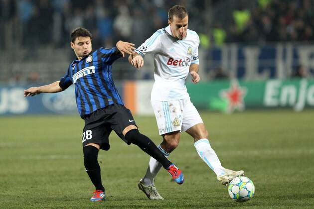 Fußball, Champions League, Olympique Marseille - Inter Mailand 1:0