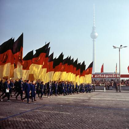 Festumzug zum XX.Jahrestag der Deutschen Demokratischen Republik