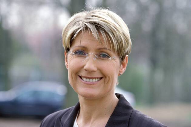 Moderatorin Jacqueline Stuhler (GER) anlässlich der Rheinland-Pfalz Ausstellung