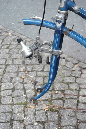 Fahrradgabel ohne Vorderrad