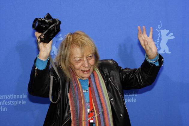 Fotografin Erika Rabau während der 58. Internationalen Filmfestspiele in Berlin