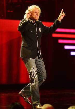 Moderator Thomas Gottschalk während der ZDF-Castingshow - Musical Showstar 2008 - in Köln
