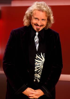 Moderator Thomas Gottschalk während der ZDF-Fernsehshow - Wetten dass...? - in Düsseldorf