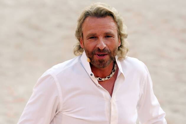 Moderator Thomas Gottschalk während der ZDF-Fernsehsendung - Sommer - Wetten, Dass...? - in Palma de Mallorca