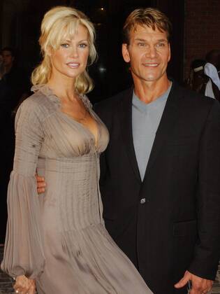 Actor Patrick Swayze and co-star Alison Doody attend the June 7, 2004 screening of their Hallmark Channel television film King Solomon s Mines (UPI Photo Ezio Petersen) PATRICK SWAYZE FILM PREMIERE KING SOLOMON S MINE  NYP2004060724