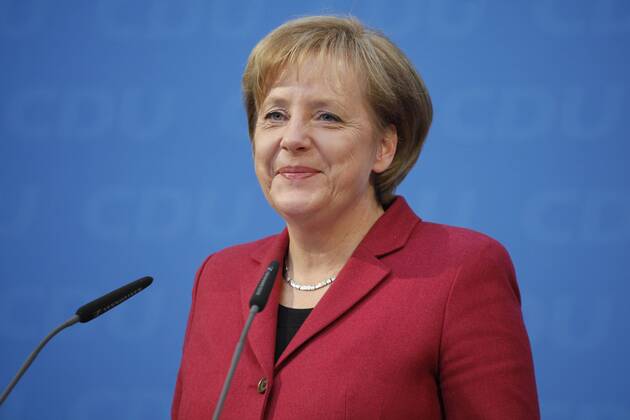 Pressekonferenz mit der CDU-Vorsitzenden, Bundeskanzlerin Dr. Angela Merkel Thema: Berliner Erklärung, Unsere Perspektiven 2010- 2013