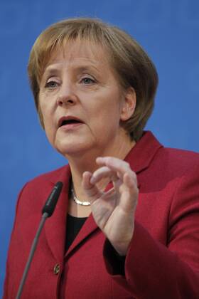 Pressekonferenz mit der CDU-Vorsitzenden, Bundeskanzlerin Dr. Angela Merkel Thema: Berliner Erklärung, Unsere Perspektiven 2010- 2013