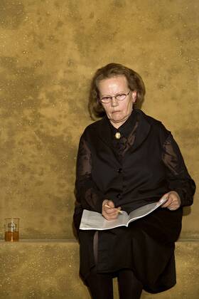 Ritter, Gudrun (Schauspielerin). Hier: Als Maria Wassilijewna Woinizkaja in Onkel Wanja , Premiere am 12.01.2008 im Deutschen Theater Berlin. ©xFreese drama-berlin.de