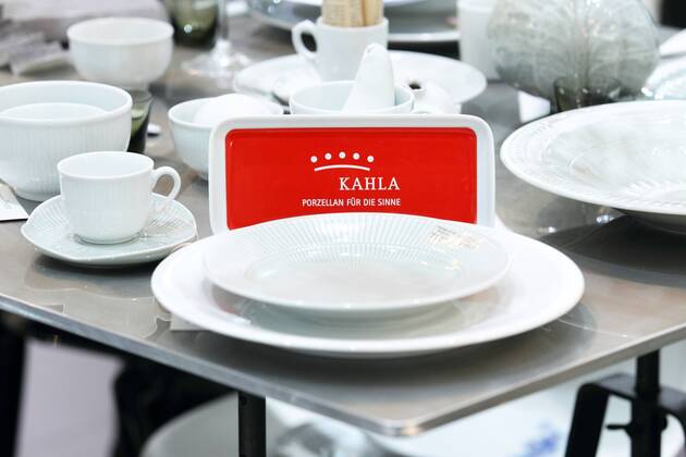 KAHLA Porzellan - Konsumgütermesse AMBIENTE in Frankfurt am Main