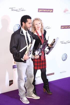 Ich und Ich , Adel Tawil und Annette Humpe bei der Verleihung vom Musikpreis Echo in Berlin am 24.03.2011 Echo Verleihung 2011 
