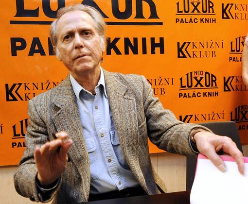 Don DeLillo, American author, playwright, and essayist pictured during Prague Writers Festival 2011 in Prague, Czech Republic on April 18, 2011. (CTKxPhoto StanislavxZbynek)  CTKPhoto201104180627001