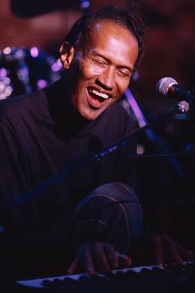 Don Cherry, Sep, 1991 : Don Cherry performing at Keystone Korner Tokyo, Japan  (abdb001446)