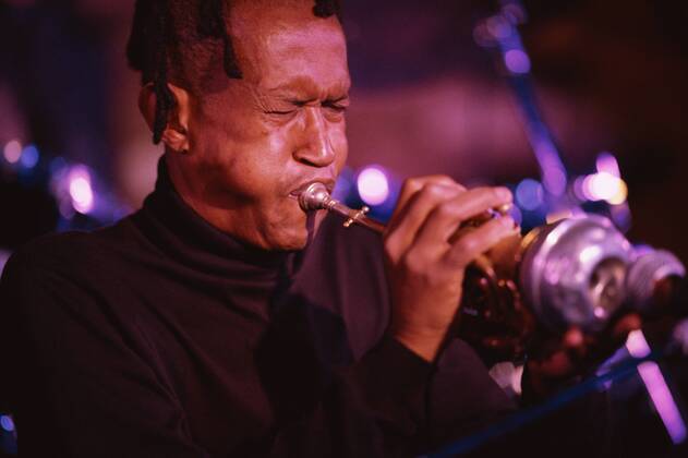 Don Cherry, Sep, 1991 : Don Cherry performing at Keystone Korner Tokyo, Japan  (abdb001447)