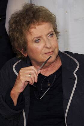 Gisela Marx (Moderatorin und TV-Produzentin), Portraet, Portrait, Einzelbild, Einzelmotiv, Menschen bei Maischberger , Talkshow, WDR ARD, 27.09.2011. Â