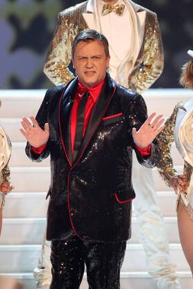 Samstag 05.11.2011, in Leipzig, TV Unterhaltungsshow Wetten, dass...? im ZDF Hape Kerkeling DeFodi031