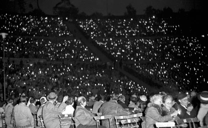 1. Internationale Filmfestspiele Berlin 1st Berlin Film Festival (Berlinale), 06.-17. Juni 1951 Waldbühne Publikum