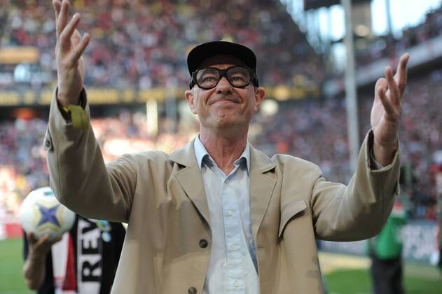 25-03-2012, Fussball, Saison 2011-2012, 1. Bundesliga, 27. Spieltag, 1. FC Köln - Borussia Dortmund 1-6, Kabarettist und Komiker Herbert Knebel mit bürgerlichem Namen Uwe Lyko.