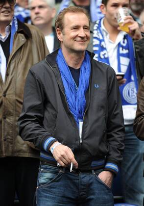 14-04-2012, Fussball, Saison 2011-2012, 1. Bundesliga, 31. Spieltag, FC Schalke 04 - Borussia Dortmund 1-2, Schauspieler Peter Lohmeyer auf der Tribüne