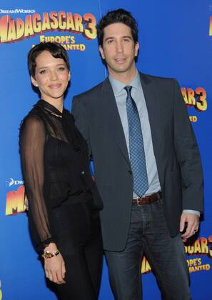 Zoe Buckman and David Schwimmer MADAGASCAR 3 EUROPES MOST WANTED PREMIERE New York  NYPixs PicturePerfect