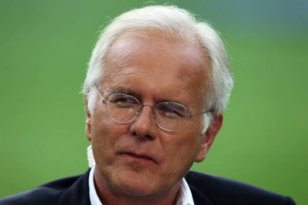 Fußball 1. Bundesliga 1. Spieltag Borussia Dortmund - Werder Bremen am 24.08.2012 im SIGNAL IDUNA Park in Dortmund Harald Schmidt als Gast in der sky Fussballrunde