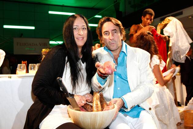Dieter Landuris und seine Ehefrau Natascha bei der Feijoada VIB 2012 Brasilien Gala und der Verleihung vom VIB Award am 13.10.2012 in München Feijoada VIB 2012 Gala und VIB Award in Muenchen
