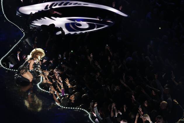 NEW ORLEANS, Beyonce bei der Half Time Show waehrend dem Super Bowl 2013 NFL Championship Spiel San Francisco 49 ERS gegen Baltimore Ravens im Mercedes Benz Superdome in New Orleans, Louisiana, USA. +++HARDT+++