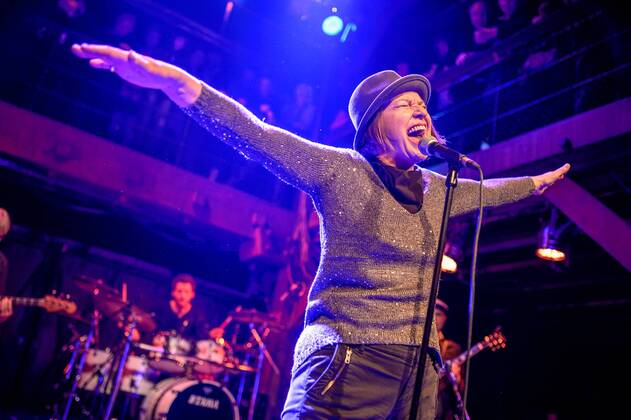 Hamburg, 16. März 2013 - Inga Rumpf bei einem Konzert in der Hamburger Fabrik