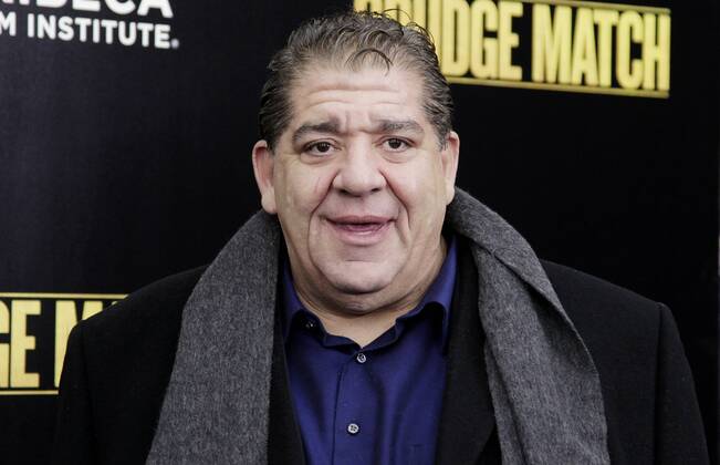 Vincent Pastore arrives on the red carpet at the Grudge Match Premier at the Ziegfield Theatre in New York City on December 16, 2013.  NYP20131216130
