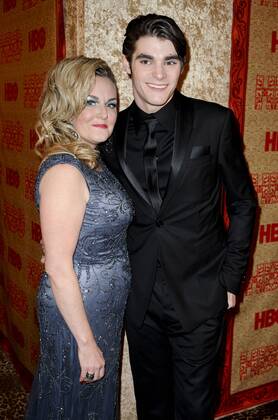RJ Mitte & mother HBO GOLDEN GLOBES AFTER PARTY Beverly Hills  Patrick Rideaux PicturePerfect