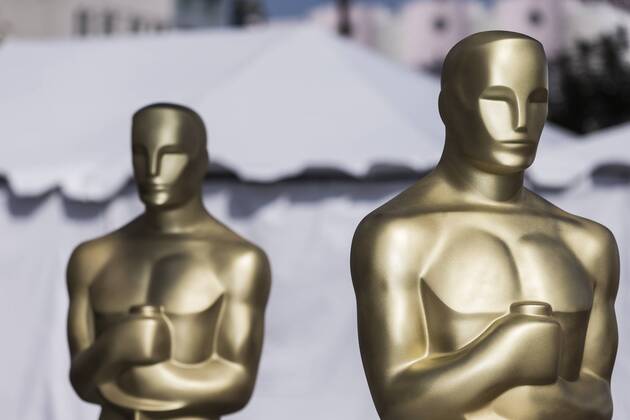 Vorbereitungen für die Verleihung der Oscars im Dolby Theatre in Hollywood, Los Angeles NEWS : Preparatifs Oscars - Los Angeles - 25 02 2014 ChrisElise PanoramicUSA 