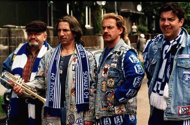Theo (Walter Gontermann), Mike (Ralf Richter), Hans Pollak (Uwe Ochsenknecht), Bernie (Michael Sideris) 1999 UnitedArchives01355398