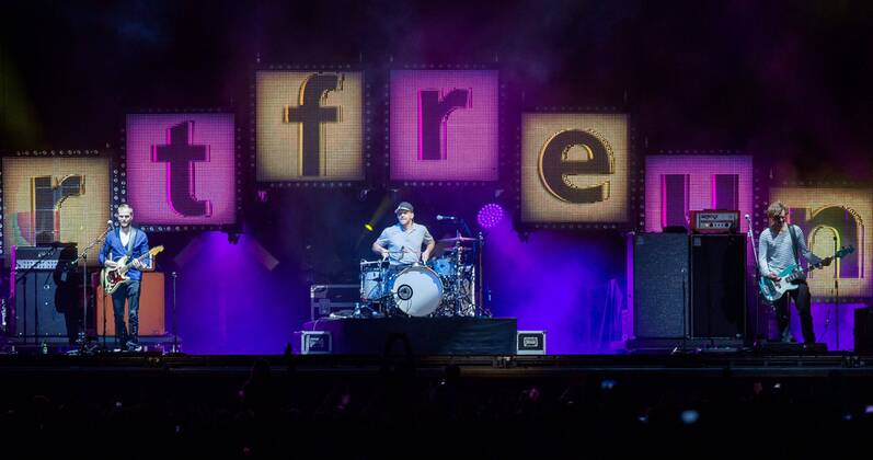 20.06.2014, Red Bull Ring, Spielberg, AUT, FIA, Formel 1, Grosser Preis von Österreich, Training, im Bild Sportfreunde Stiller konzert during the Concert of German Band Sportfreunde Stiller ahead of the Austrian Formula One Grand Prix at the Red Bull Ring in Spielberg, Austria, 2014 06 20,  EP_fei