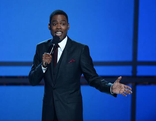 Comedian and actor Chris Rock hosts the 14th annual BET Awards at Nokia Theatre L.A. Live in Los Angeles on June 29, 2014. The award show spotlights the 50th anniversary of the Civil Rights Bill and its impact on America.  LAP20140629856