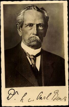 Dr Carl Benz, Erfinder, Automobilpionier, Ingenieur !AUFNAHMEDATUM GESCHÄTZT!