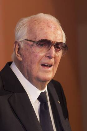 Monsieur Hubert de Givenchy poses during the HUBERT DE GIVENCHY exhibition inauguration at THYSSEN-BORNEMISZA museum in Madrid, Spain. October 20, 2014.  (20608080)