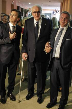 Hubert de Givenchy has attended the Givenchy party thrown by Vanity Fair magazine at Thyssen Bornemisza Museum in Madrid on October 20th, 2014. RobertxSmith 