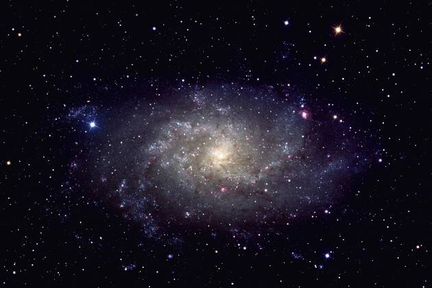 Triangulum-Galaxie im Sternbild Dreieck Triangulum Galaxy, Messier 33 (M33), the great galaxy in the constellation of Triangulum BLWS365771