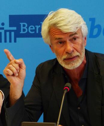 PK Vorstellung des neuen Intendanten der Berliner Volksbühne, Berlin 24.04.2015, Chris Dercon,