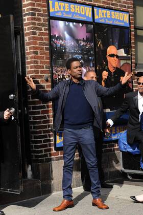 May 20, 2015 - New York, NY, USA - May 20, 2015 New York City..Chris Rock at a taping of an appearance on the last Late Show with David Letterman on May 20, 2015 in New York City New York USA  - ZUMAny1_