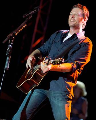 July 24, 2015 - Eau Claire, Wisconsin, U.S - Country musician BLAKE SHELTON performs live at the Country Jam USA music festival in Eau Claire, Wisconsin Eau Claire U.S. - ZUMAs135