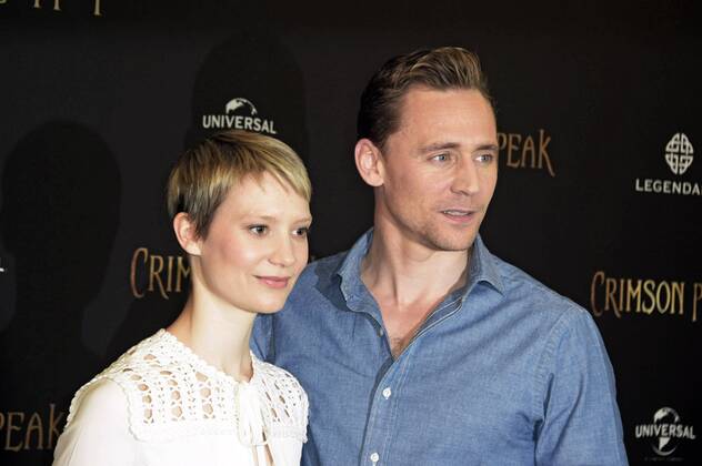 Mia Wasikowska und Tom Hiddleston bei Photocall zu Crimson Peak im Regent Hotel. Berlin, 30.09.2015 Foto:xFredericx xFuturexImage