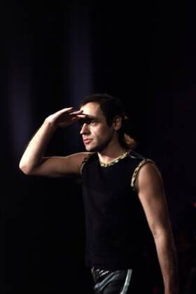 Konzert gegen den NATO Raketenbeschluss im Palast der Republik - Udo Lindenberg und Panikorchester