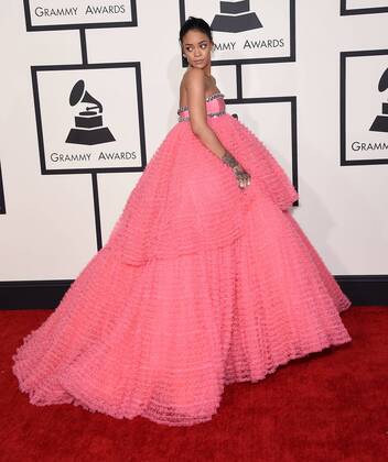 Feb. 8, 2015 - Los Angeles, California, U.S. - Rihanna arrives for the 57th Annual Grammy Awards at Staples Center. - ZUMAo05